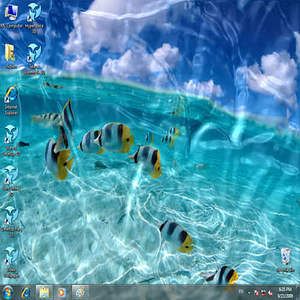 watery desktop 3d keys
